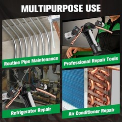 Super Stars Tubing Bender Kit 1/4in-7/8in Ratchet Copper Pipe Bender Tool Set&hellip;