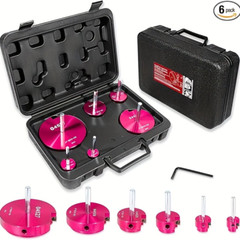 6 Piece Pipe Fitting Reamer Kit Contains 3/4&rdquo;, 1&rdquo;, 1-1/2&rdquo;, 2&rdquo;, 3&rdquo; and 4&rdquo;