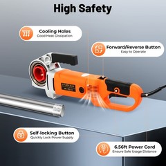 1/2&Prime;-2&Prime; Electric Pipe Threader w/ 6 Dies -Efficient Pipe Threading Machine 2300W