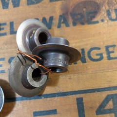 Vintage Pipe/Tubing Cutter Replacement Wheel Lot Of 8, Ridged, Toledo