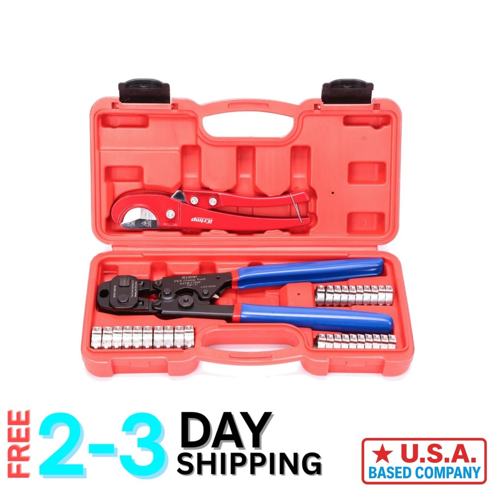 Professional Ratchet PEX Cinch Tool & Pipe Cutter &ndash; Durable All-in-One Kit