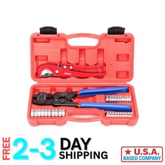 Professional Ratchet PEX Cinch Tool & Pipe Cutter &ndash; Durable All-in-One Kit