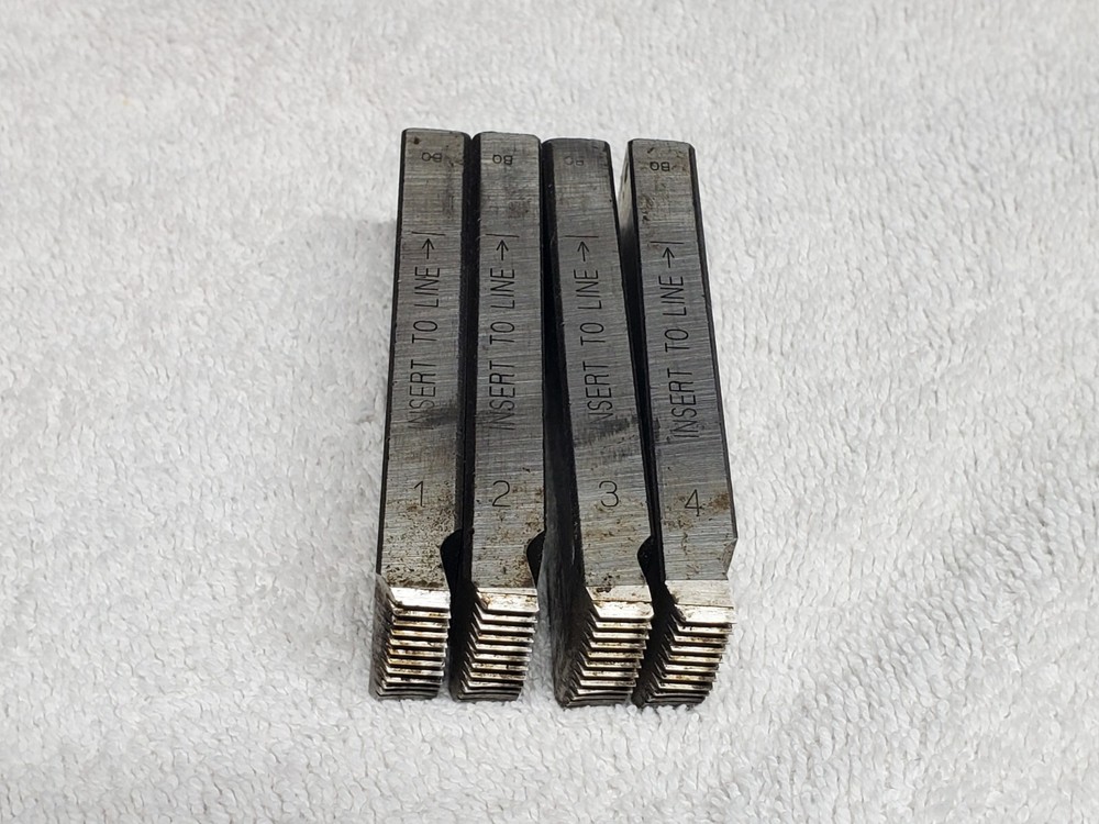 Ridgid 47750 1&rdquo;-2&rdquo; NPT Alloy Steel Universal Right Hand Dies Open Box LN