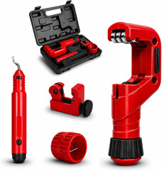 CT-888 Heavy Duty Pipe Cutter Set for Plumbing Maintenance | 1/8&Prime;-7/8&Prime; Tubing Cu