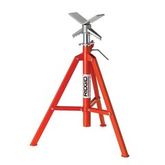 Ridgid 22168 VF-99 28&Prime; &ndash; 52&Prime; Adjustable 12&Prime; V-Head Folding High Pipe Stand