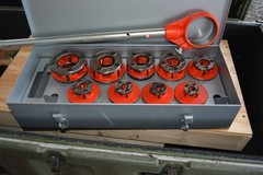 RIDGID 12R MANUAL RATCHET PIPE THREADER SET 1/8&Prime; TO 2&Prime; OEM NEW
