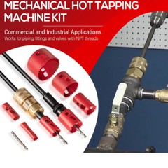 DM3MECH Mechanical Hot Tapping Machine Complete Tool Kit for NPT 08350