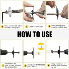 Inside Pipe Cutter for PVC Pipe, Cutter Tool Set with Scale &ndash; Adjustable Depth