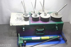 Greenlee 856 PVC Bending Pressure Pump 858 PVC Plug Set W/ Case & Manual
