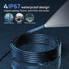 Pipe Inspection Camera Endoscope Video Sewer Drain Cleaner Waterproof Snake USB