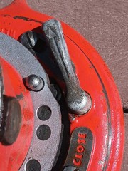 RIDGID Model No. 65r Ratchet Pipe Threader With 22&Prime; Handle Nice 1&Prime; To 2&Prime;