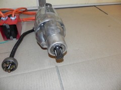 RIDGID 535 early style Motor W foot switch, FOR/REV switch, complete recondition