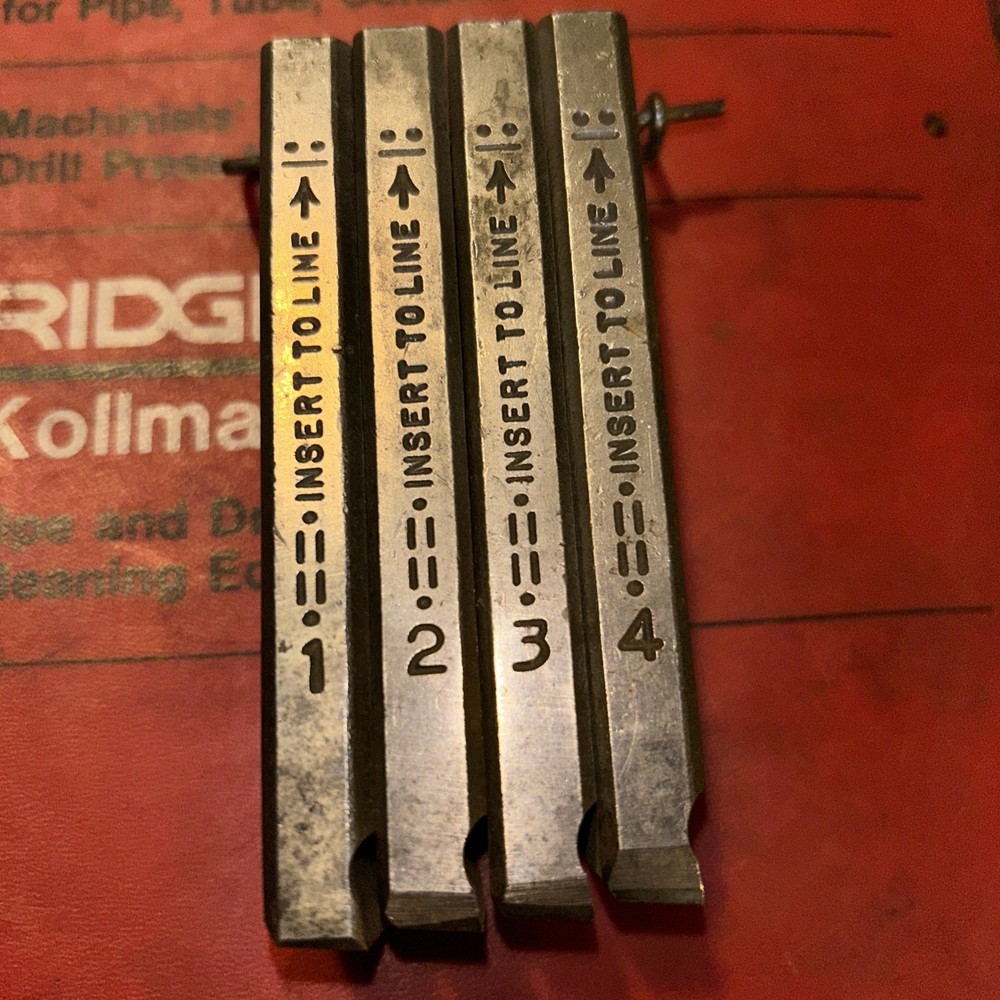 Ridgid 500B 48005 dies pipe threader 1/2-13&Prime; UNC Like 48235