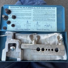 Nice Vintage Imperial Eastman No.195-FB Double Flaring Tool in Metal Case