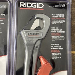 2 -RIDGID PC-1375ML 1/8&Prime; to 1-3/8&Prime; PVC and PEX Cutter w/ Multi-Layer Adapter