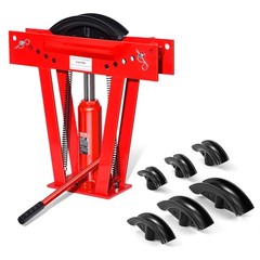 VEVOR Hydraulic Pipe Bender 12 Ton Manual Pipe Bending Tool with 6 Dies
