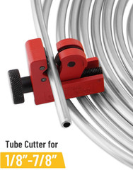25 Ft 3/16In Zinc-Plated Brake Line Flaring Tool Kit Includes 3-In-1 Tube Bender