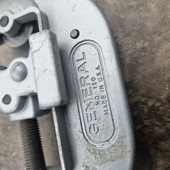 Vintage General Tools No. 120 Tubing Pipe Cutter W/ Reamer Made In The USA