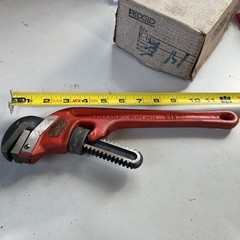 New Old Stock RIDGID Offset Pipe Wrench, E-14, Heavy Duty USA Made