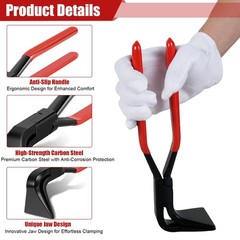 Sheet Metal Bending Pliers Set 3PCS Hand Seamers Straight 45&deg; 90&deg; Jaws Sheet &hellip;