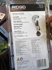 RIDGID 31632 Quick-Acting Tubing Cutters