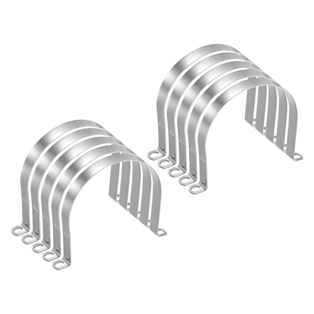 10pcs 5 1/2 Inch 140mm Conduit Clamp, M140 U Tube Pipe Clamp, Thick