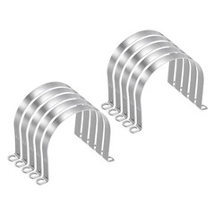10pcs 5 1/2 Inch 140mm Conduit Clamp, M140 U Tube Pipe Clamp, Thick