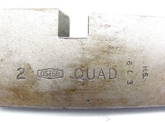 OSTER &ndash; 6C3 &ndash; QUAD &ndash; H.S. STL. STAINLESS SS &ndash; 1/2&Prime; to 3/4&Prime; Pipe 1, 2, 3, 4