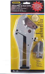 Ratcheting Pipe and Tubing Cutter #119 &ndash; Cuts PVC, CPVC, PEX, ABS and Polyethyle