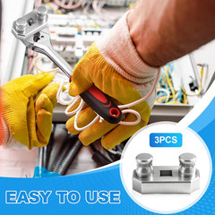 3 Pcs Cable Bending Tool, Connects to 1/2&rdquo; Ratchet, Bends
