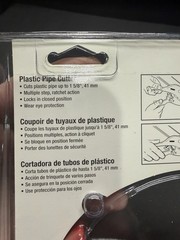 Empire Plastic Pipe Cutter 1 5/8&rdquo; Capacity