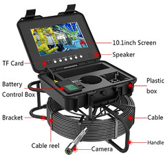 265FT 5mm Sewer Camera 10.1 Inch