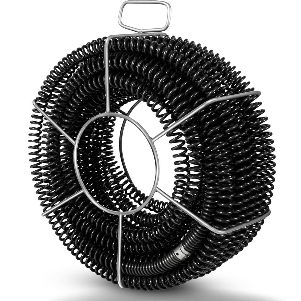 61630 A-62 Drain Cleaning Cable Kit, 7/8in x 75 Ft (5 Sections of 15ft) C-10 &hellip;