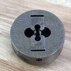 GTD Greenfield Die Little Giant 5/16&Prime; NF 24 Insert Die Collet OD 2&rdquo; USA Made