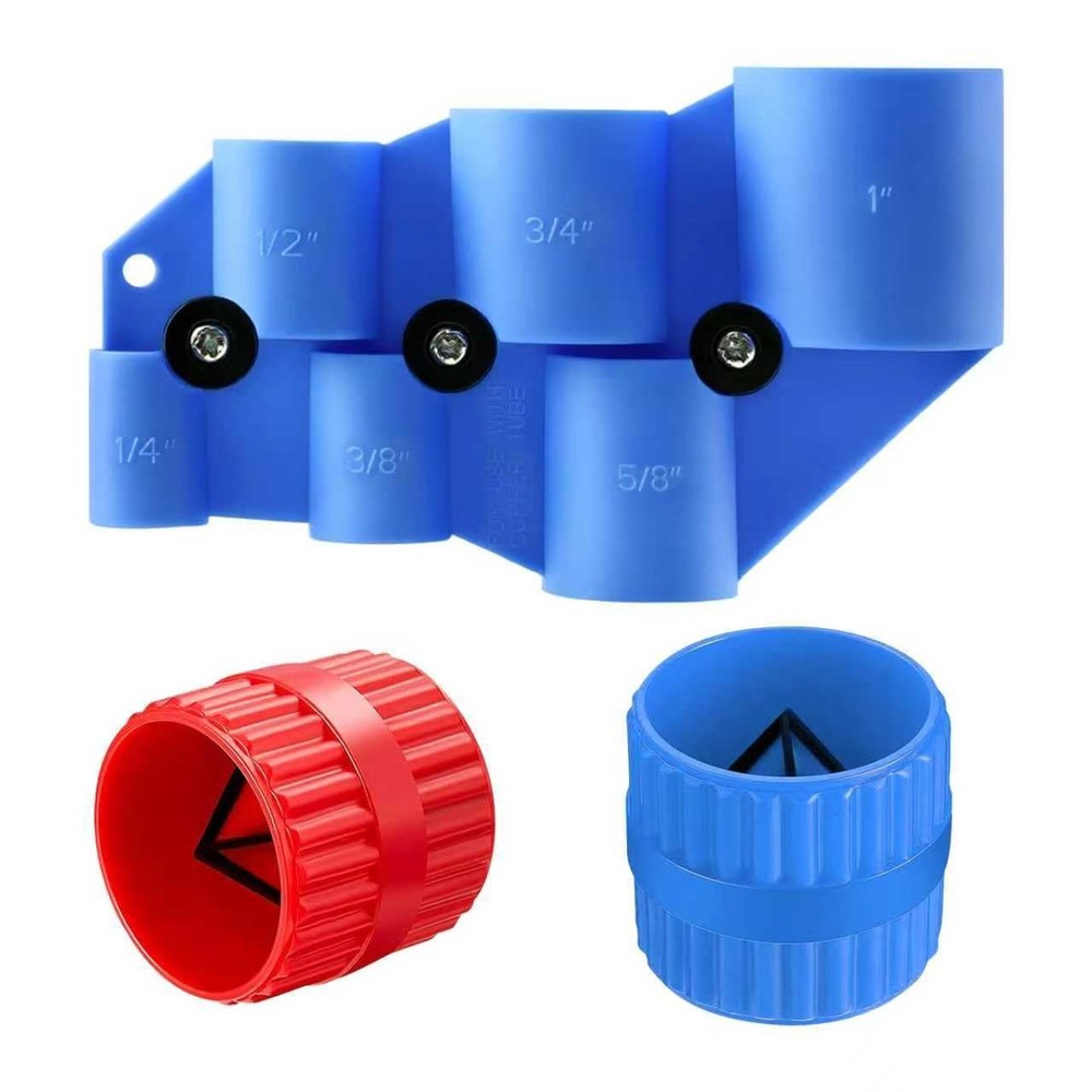 Pipe Deburring Tool Kit, 1/4&Prime; to 1&Prime; Depth Gauge, 1/8&rdquo; 1-5/8&rdquo; Inner&hellip;
