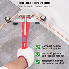 SIHAO Pipe Tube Bender 90&deg; Forward/Reverse Pipes Bending Tools with 7 Dies