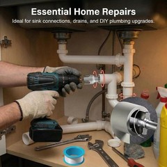 Pvc Pipe Threader Tool Kit 1/2&Prime; & 3/4&Prime; Home Plumbing Thread Repair Kit Pvc