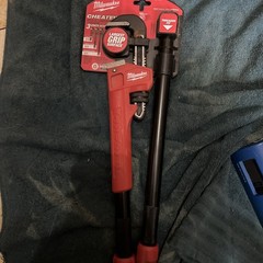 Milwaukee Steel Tool Pipe Pipe Wrench 3/8 to 2-1/2&Prime; 24&Prime; OAL 48-22-7314