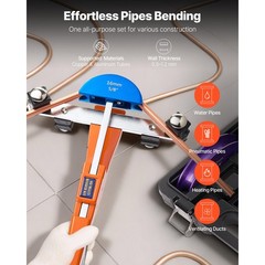 Uimoso Ratcheting Pipe Bender Kit for Aluminum Tubing with Forward and Reverse