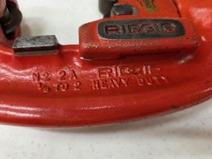 RIDGID 2A Heavy Duty No. 1-2 Pipe Cutter Tool 1/8 in To 2&rdquo; NICE CONDITION (LOOK)