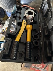 Stanley CT10 PEX Press Tool Kit w/ Case, 1/2 3/4 1 in Press Jaws