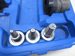 Uponor ProPex 150 Lithium Battery Expander Tool w/ 2 Batteries & 3 Jaws Used #2