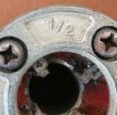 1/2&Prime; Pipe Threader Die Head 0-R Die Thread Ridgid USA