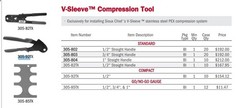 Sioux Chief Warrior Compact 305-92 1/2&rdquo; PEX Crimp Compression Tool w/ Gauge Case