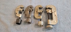 Lot Of Vintage Tubing Cutters Rigid, General, Superior & ?