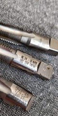 3 pieces ~ 1/4-18 NPTF pipe taps HSS OSG R&N Brubaker