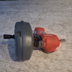RIDGID 80168 EZ Spin&trade; Drain Snake for Tubs, Showers, and Sinks, Drain Cleaner