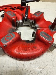 Ridgid 815A Self-Opening Die Head Pipe Threader w/ 1&Prime; &ndash; 2&Prime; NPT Dies Used