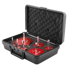 7&times;PVC Pipe Reamer Kit PVC Fitting Socket Saver Fit into Standard 1/2 Inch Drill