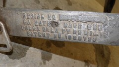 MATHEY & DEARMAN, PIPE BEVEL MACHINE, 8&Prime;-12&Prime; MACHINE, W/ HAND CRANK